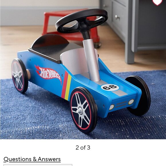 Pottery Barn Kids Ride On Matchbox Car - Picture 2 of 4